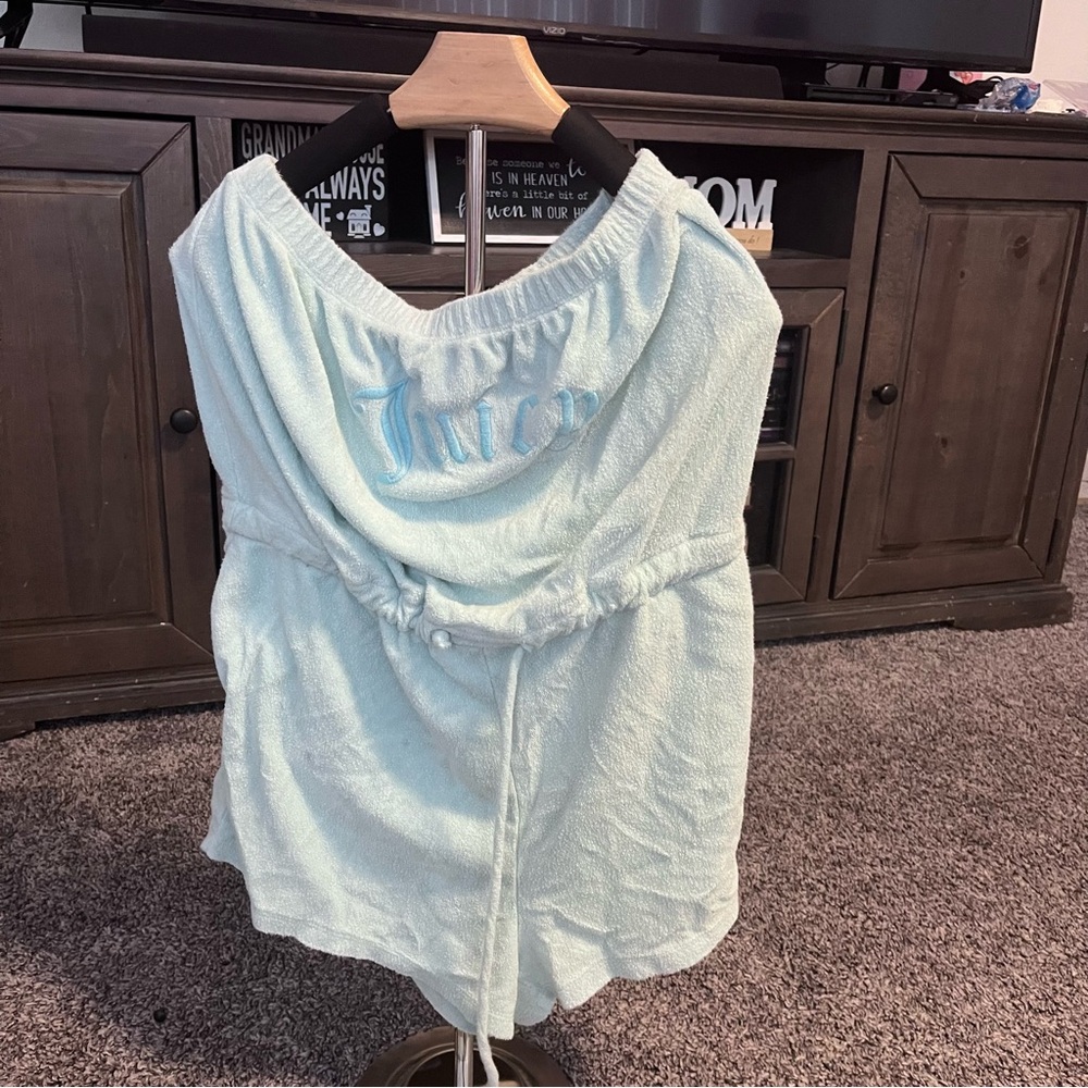 Juicy Couture Aqua Terry Cloth Dress